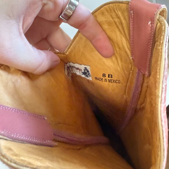 Old Gringo Pink Floral Embroidered Boots - Picture 6 of 7